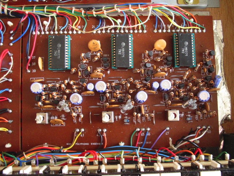 Korg PE-2000 oscillators