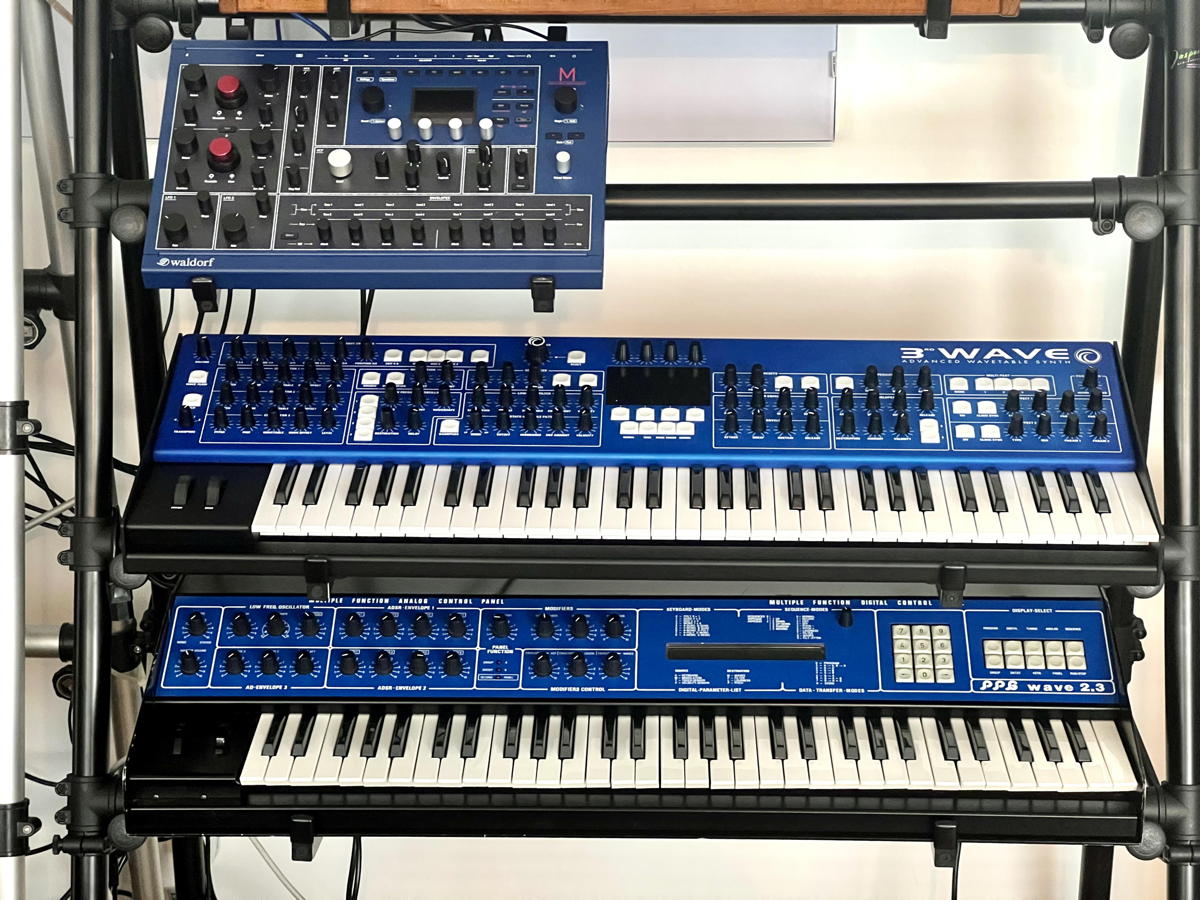 PPG wave 2.3 with Groove 3rd Wave and Waldorf M